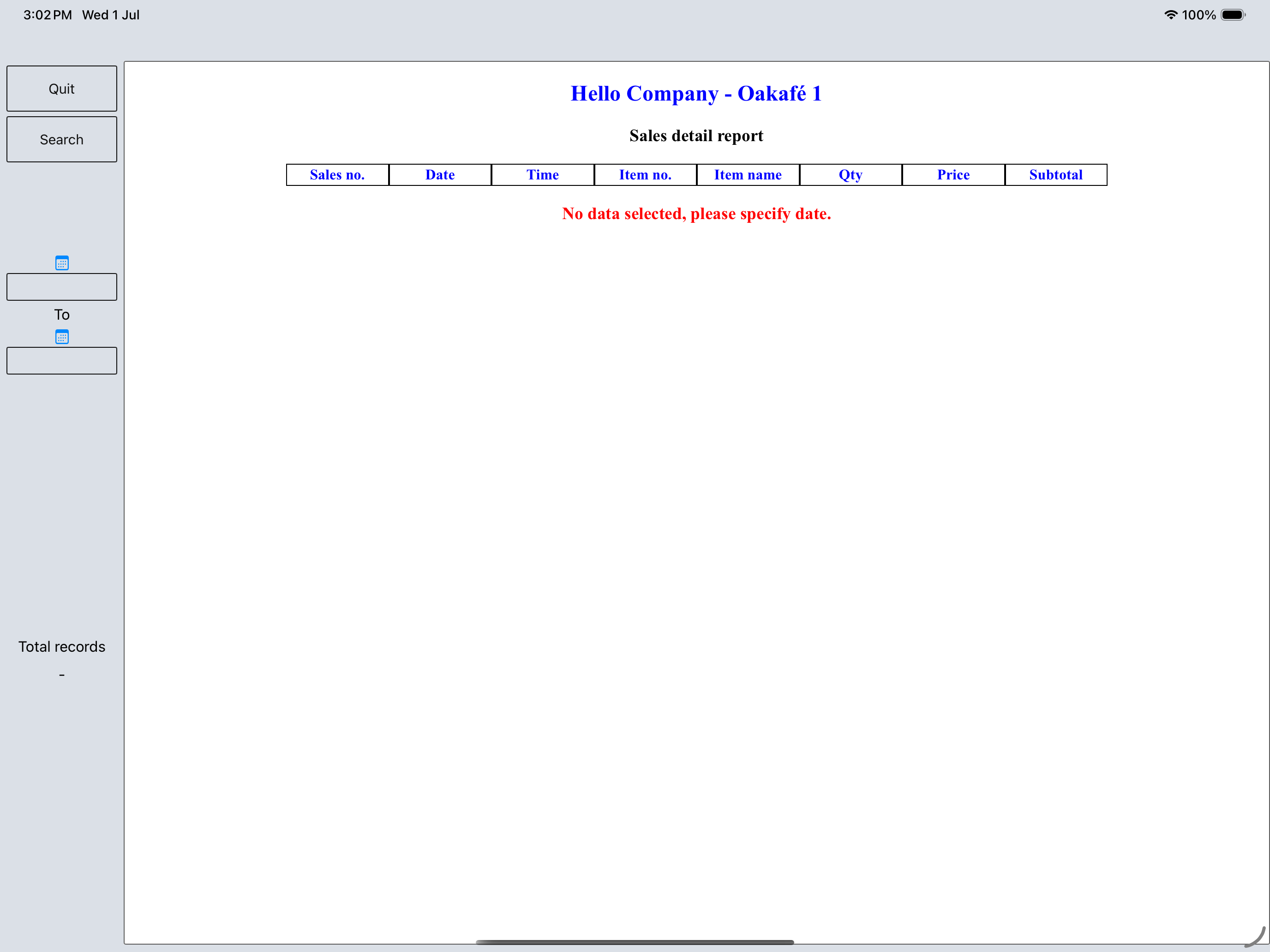 EcoWood POS App Photo